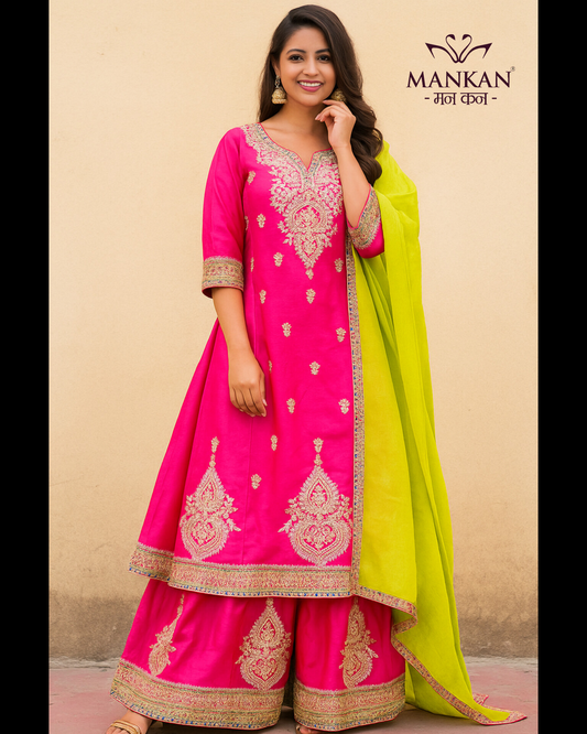 Sarara set with Zari work