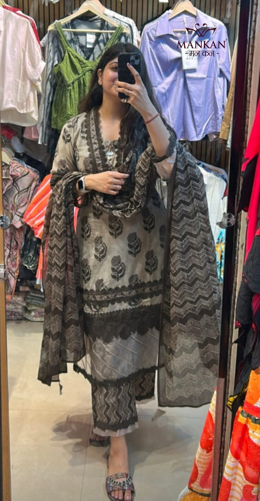 Cotton Kurta Set's