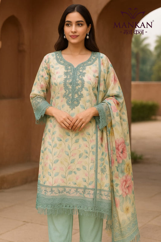 Organza Kurti Set