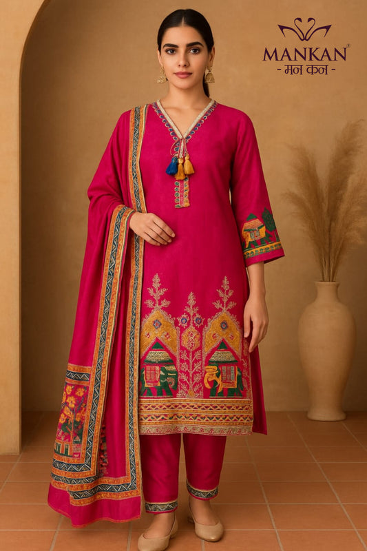 Silk Kurti Set's