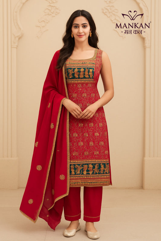 Silk Kurti Set