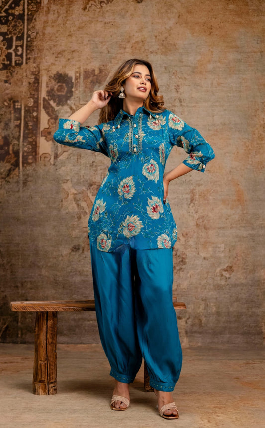 Floral Print Cord Set's