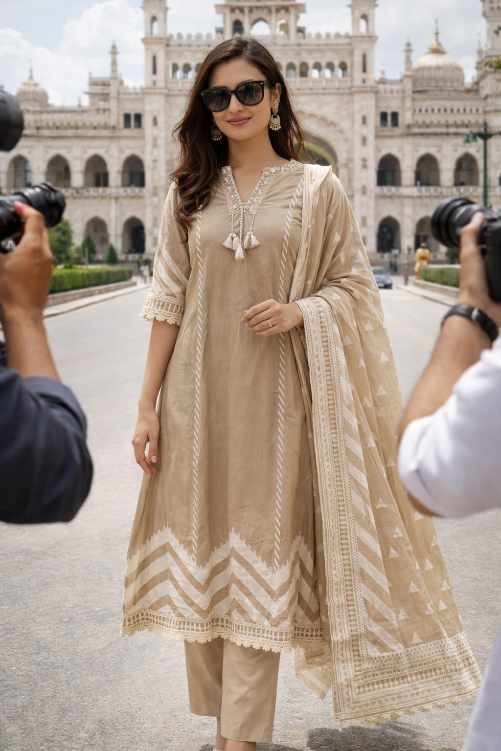 A-line Kurti set