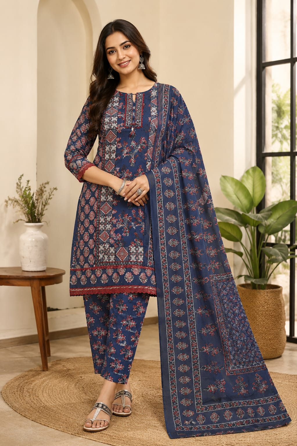 Cotton Kurti Set