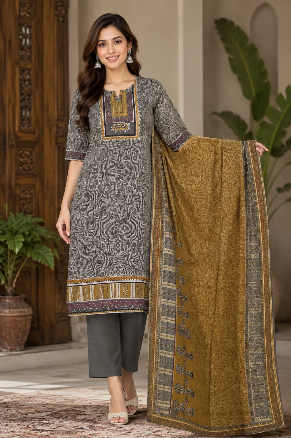 Cotton Kurti Set