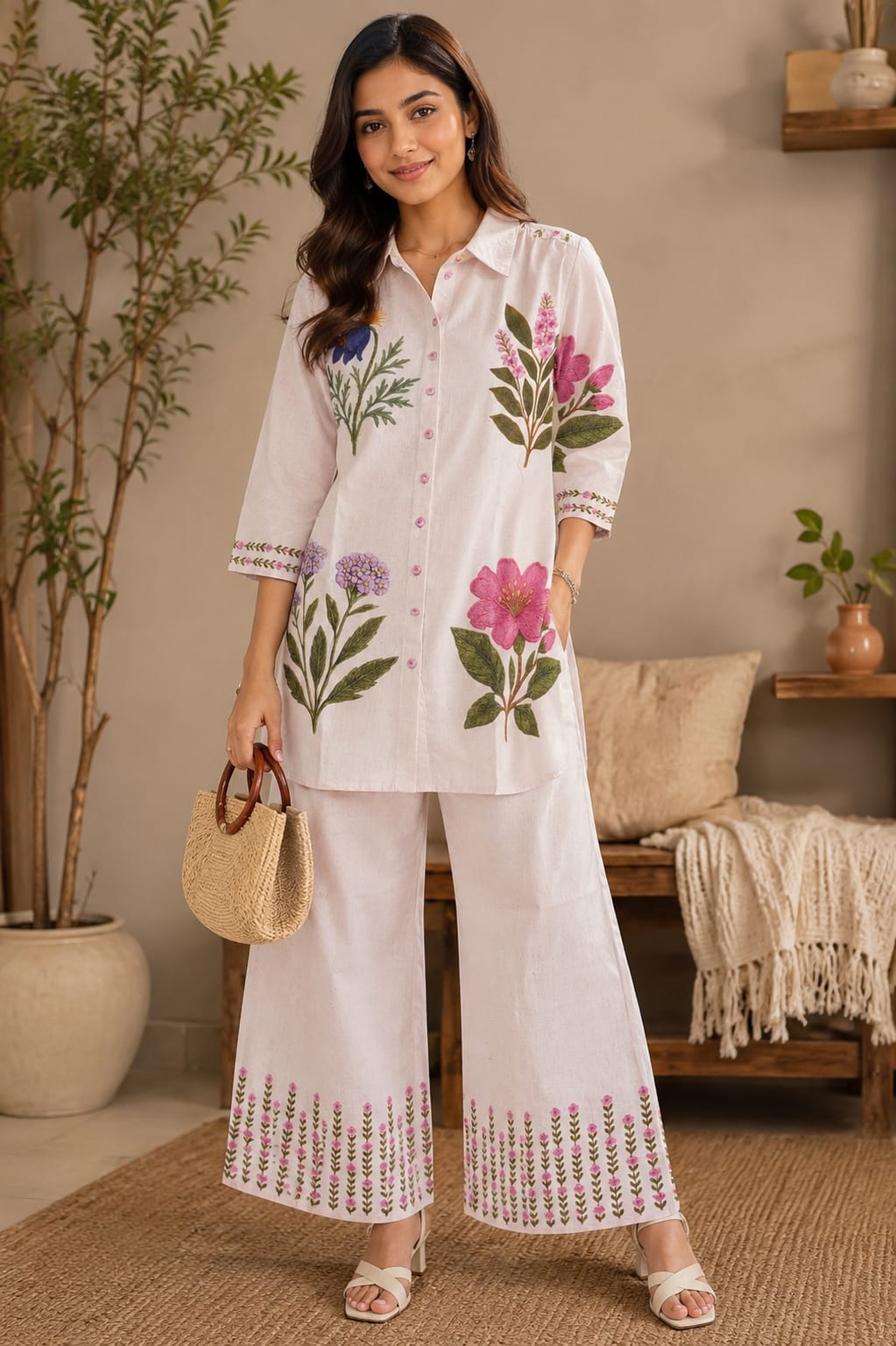 Khadi Cotton Cord Set