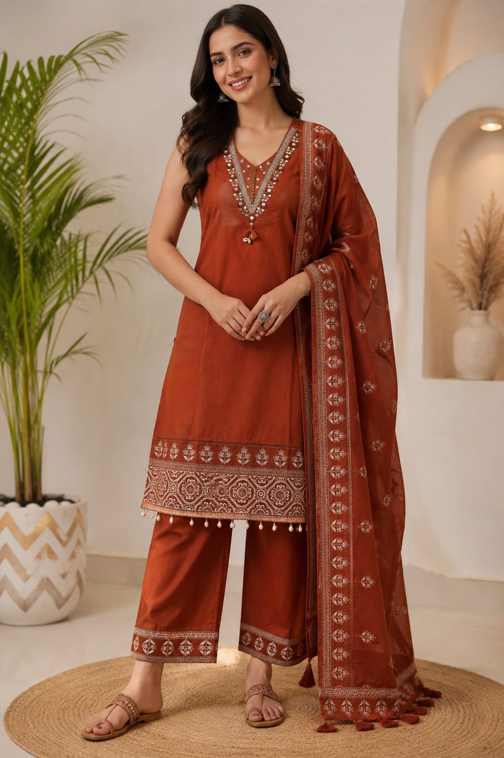 Cotton Kurti Set