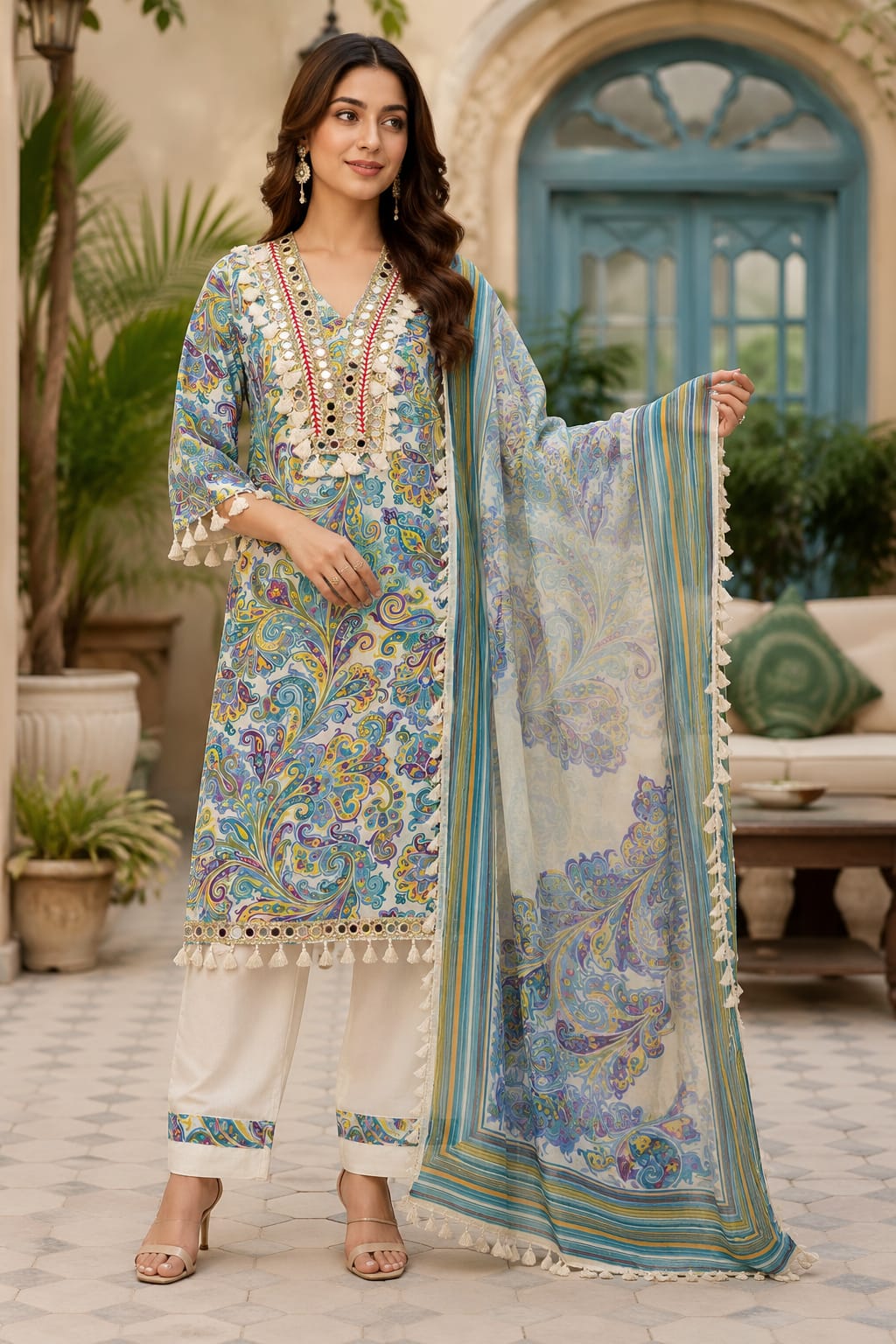 Cotton Kurti Set