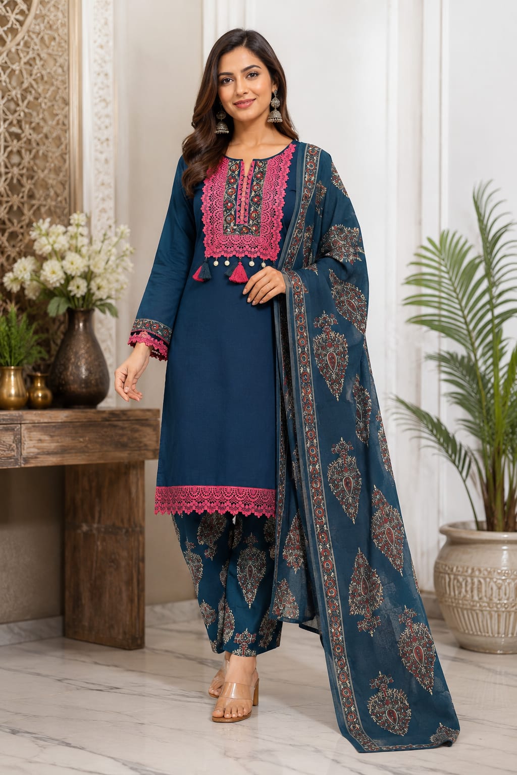 Cotton Kurti Set