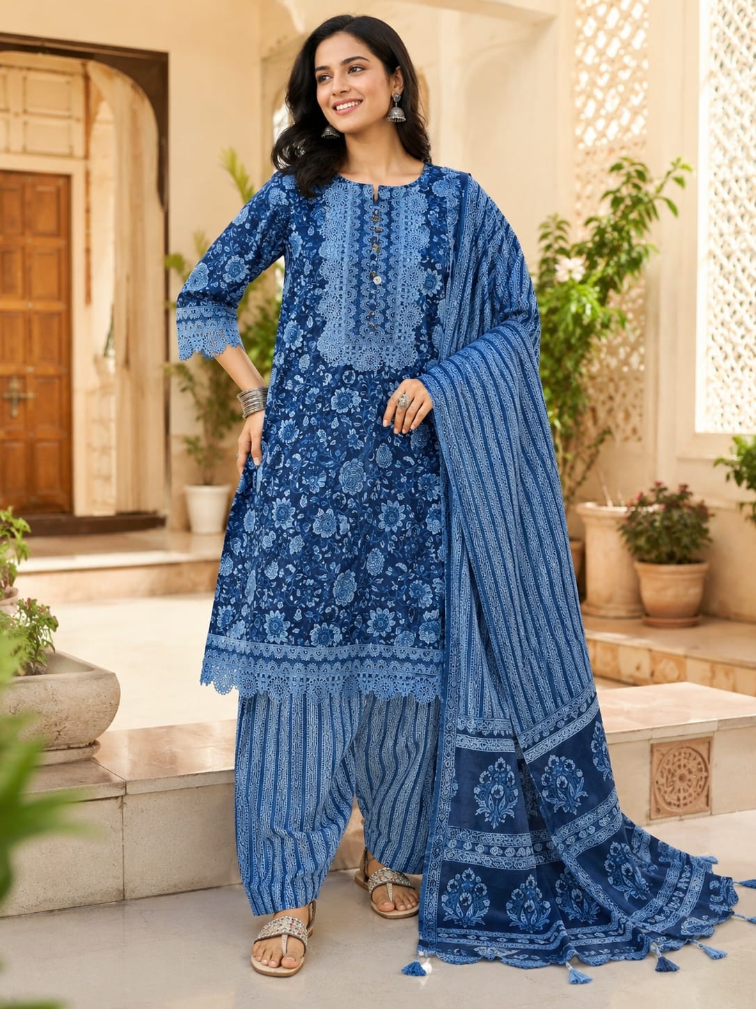 Cotton Kurti Set