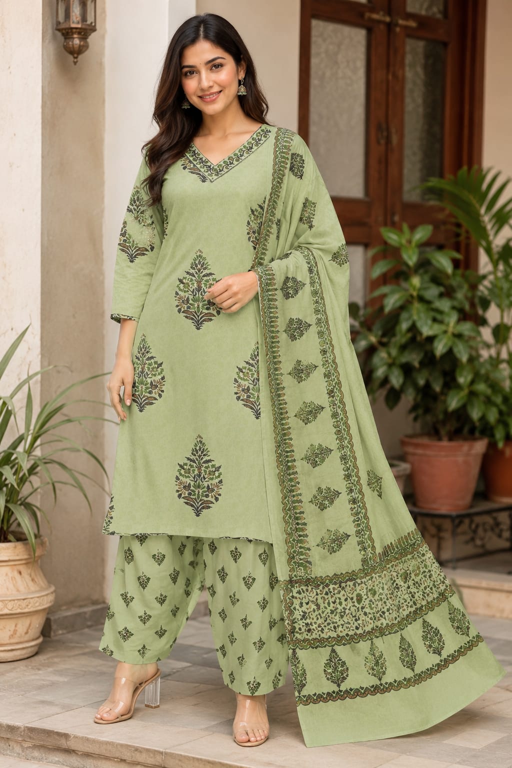 Cotton Farshi Salwar