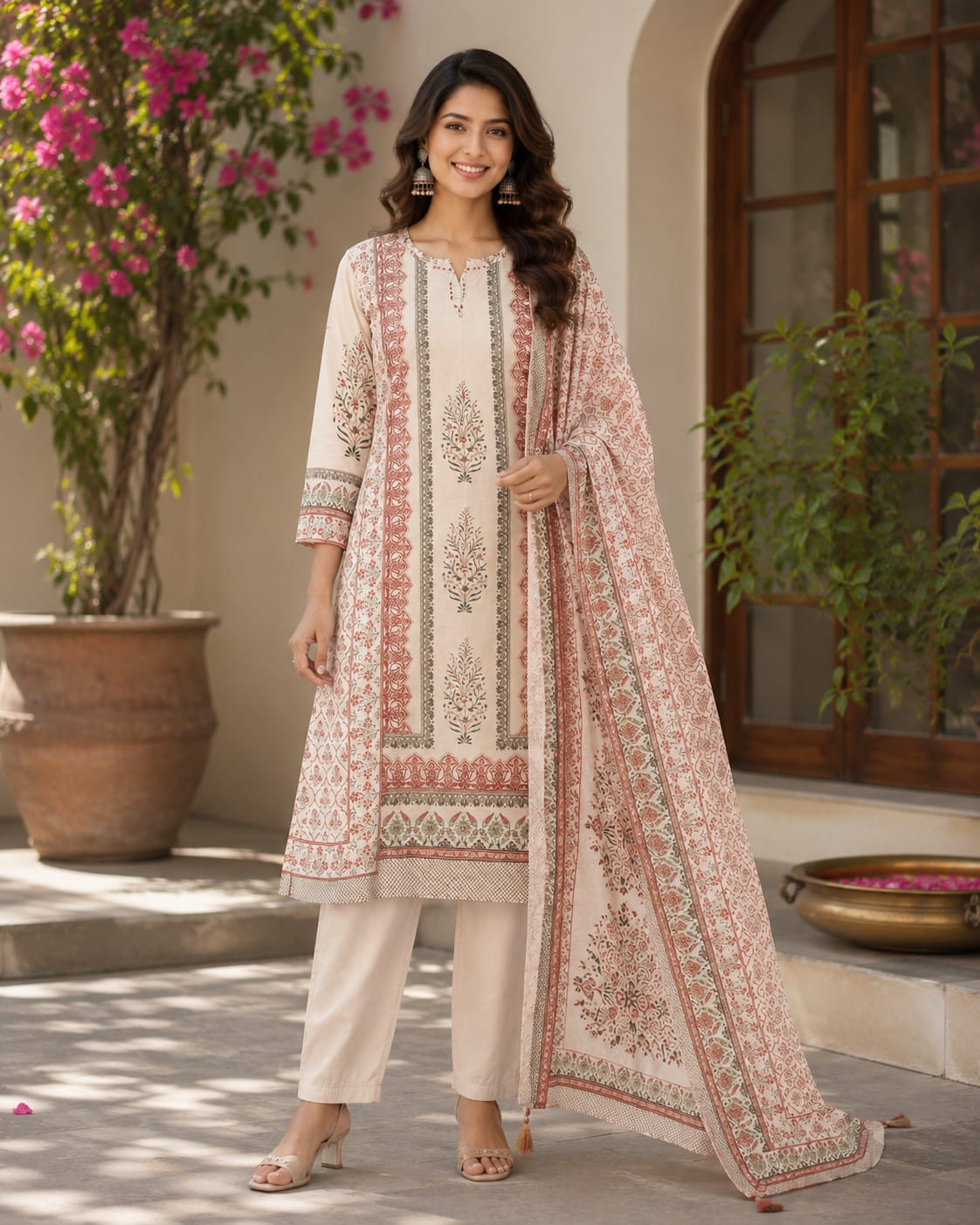 Masleen Kurti Set