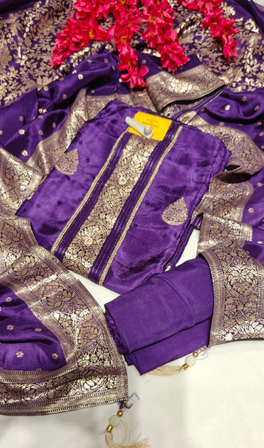 Chanderi Silk Suit Fabric