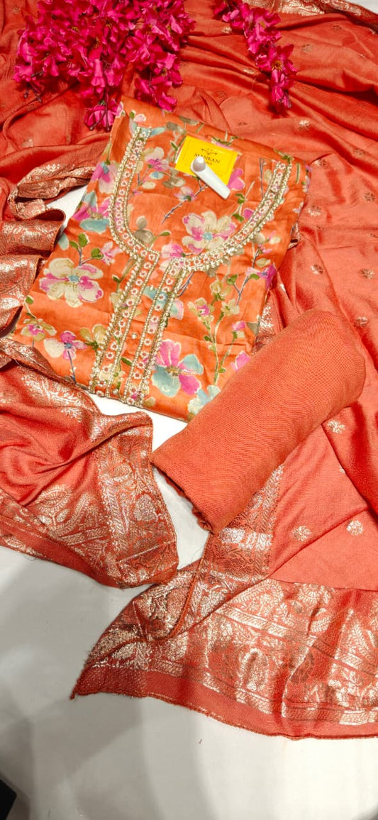 Glace Cotton Suit Fabric